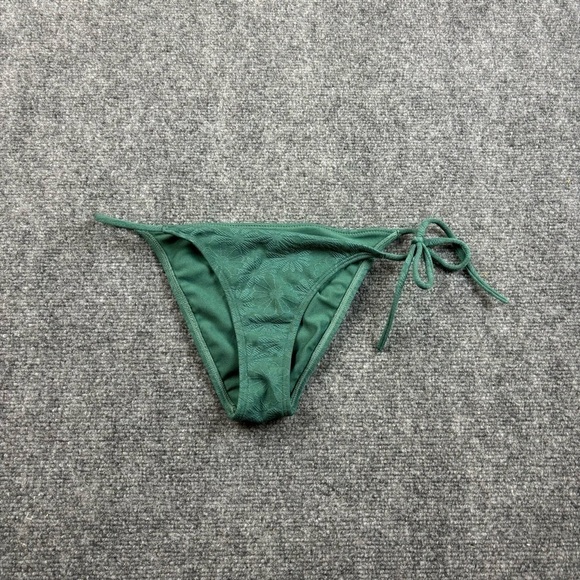 L.A. Hearts by PACSUN Green string bikini bottoms bathing suit Cheeky size Small - Picture 1 of 6